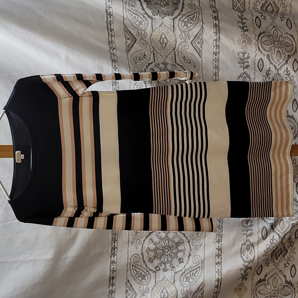 Cremieux Stripe Dress - size Small